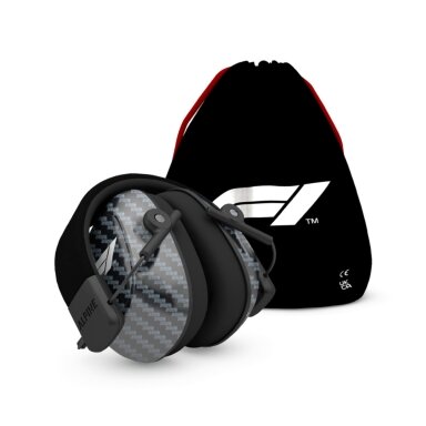 FORMULA 1 Anti-noise ausinės juodos