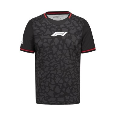 FORMULA 1 Camo Black marškinėliai vyrams