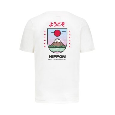 FORMULA 1 Japonijos Grand Prix balta marškinėliai vyrams