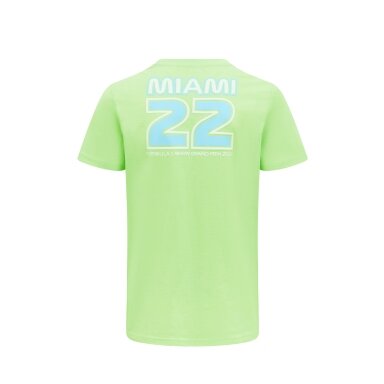 FORMULA 1 Miami žalia marškinėliai vyrams