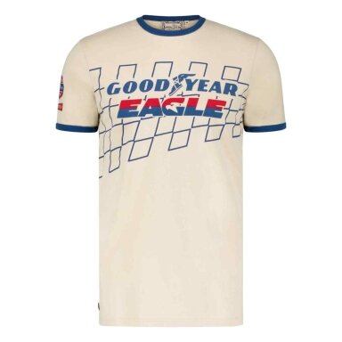 GOODYEAR Lime Rock White marškinėliai vyrams