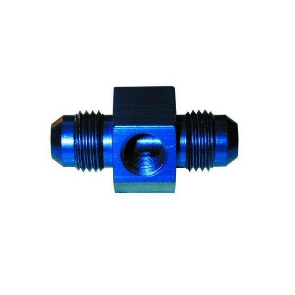 Té GOODRIDGE FP190 2 vyriški JIC 9/16x18 UNF + 1 moteriški 1/8NPT