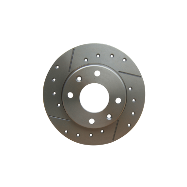 Grooved and drilled brake discs for CLIO II R.S and TWINGO II R.S.