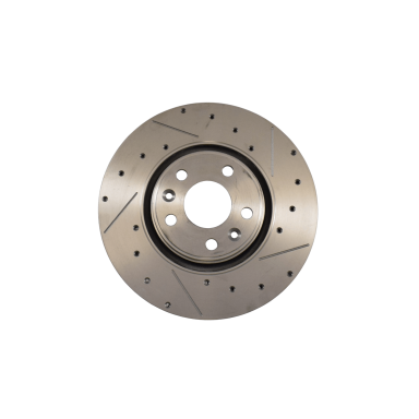 Grooved and drilled brake discs for CLIO IV R.S.
