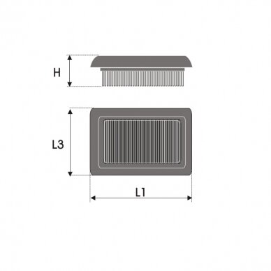 GREEN FILTER atsarginis filtras, skirtas PORSCHE 996 1 GREEN FILTER atsarginis filtras, skirtas PORSCHE 996 1
