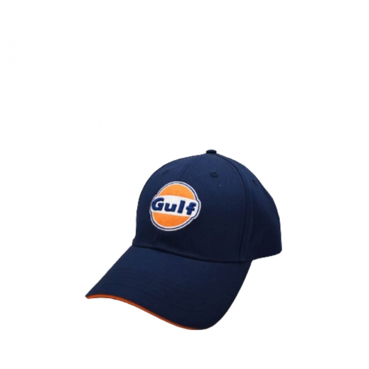 GULF logotipu puošta tamsiai mėlyna kepurė GUF24_CAS_LOM