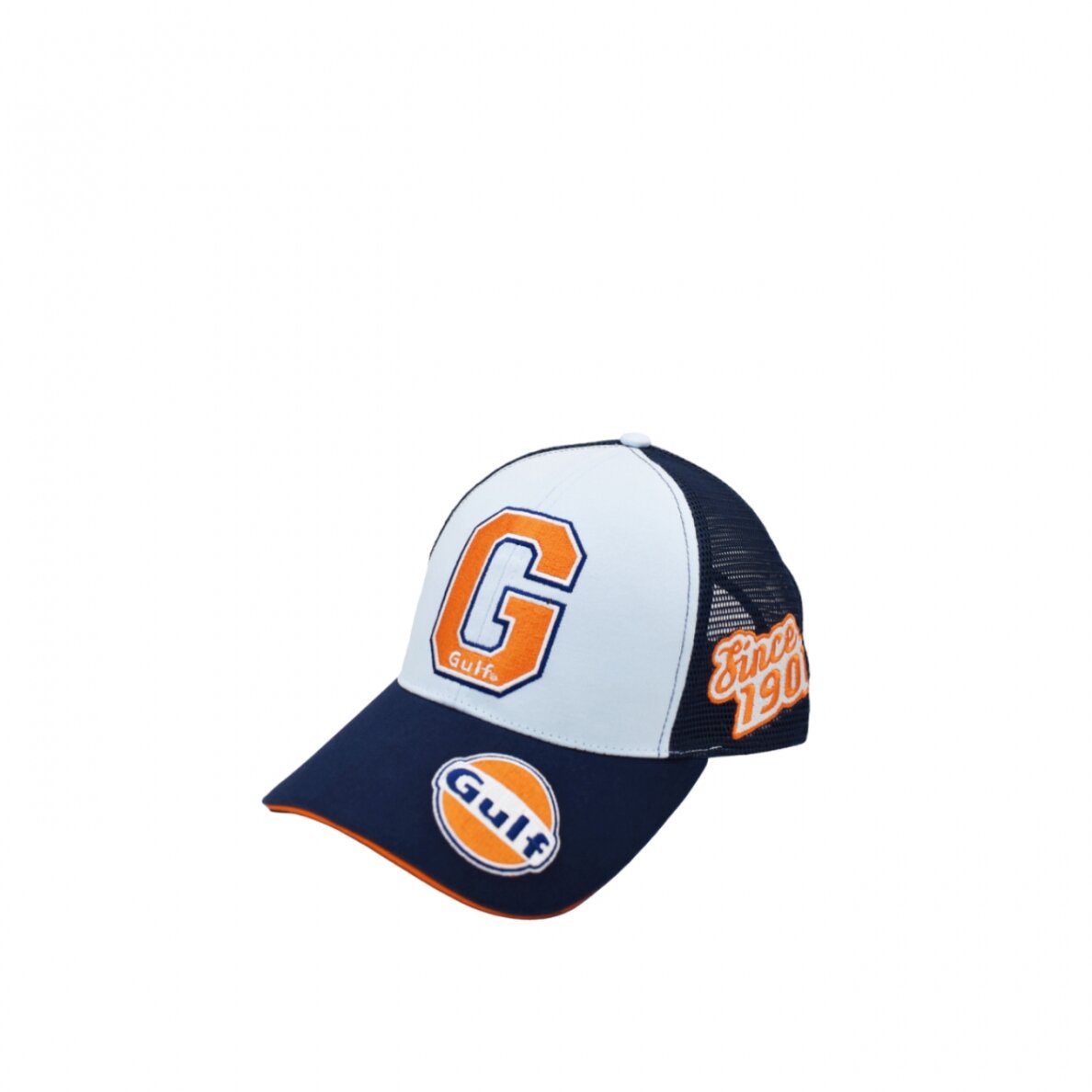 GULF Trucker Varsity mėlynas dangtelis GUF24_CAS_TRV