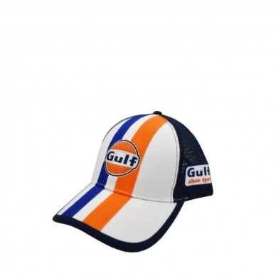 GULF Racing Timeless History balta kepurė GUF24_CAS_RAC GULF Racing Timeless History balta kepurė GUF24_CAS_RAC