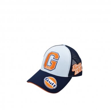 GULF Trucker Varsity mėlynas dangtelis GUF24_CAS_TRV GULF Trucker Varsity mėlynas dangtelis GUF24_CAS_TRV