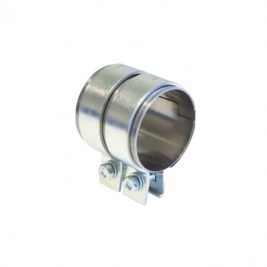 HJS išmetimo mova su Ø60 mm spaustukais, ilgis 90 mm HJS išmetimo mova su Ø60 mm spaustukais, ilgis 90 mm