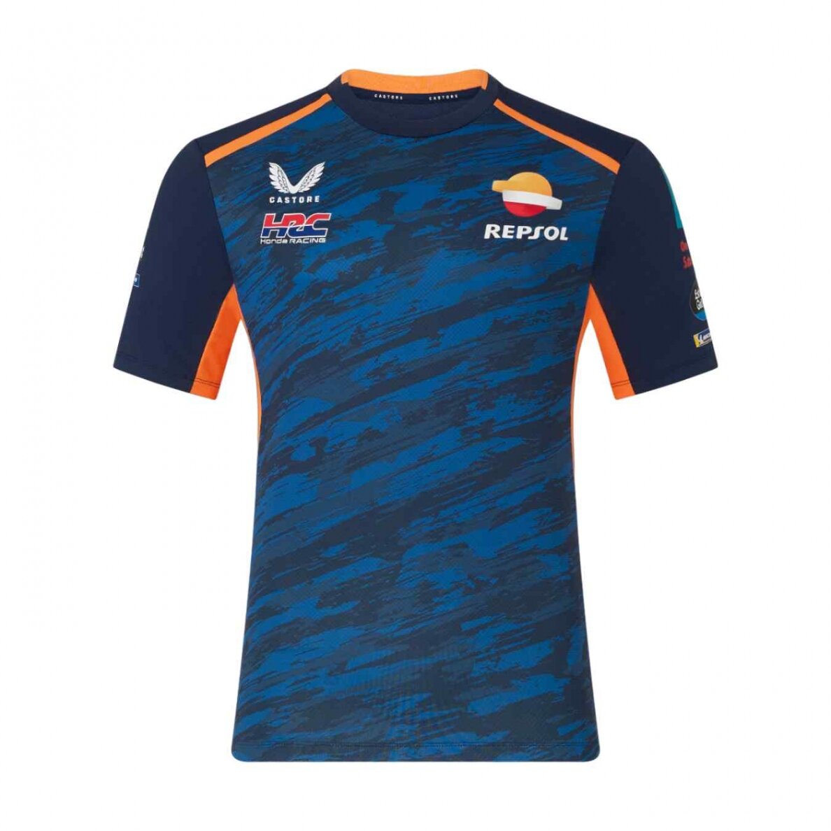 HONDA Castore Team Repsol mėlyna marškinėliai vyrams HON24_TSH_TEA HONDA Castore Team Repsol mėlyna marškinėliai vyrams HON24_TSH_TEA