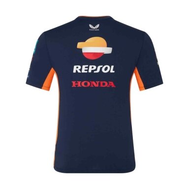HONDA Castore Team Repsol mėlyna marškinėliai vyrams HON24_TSH_TEA