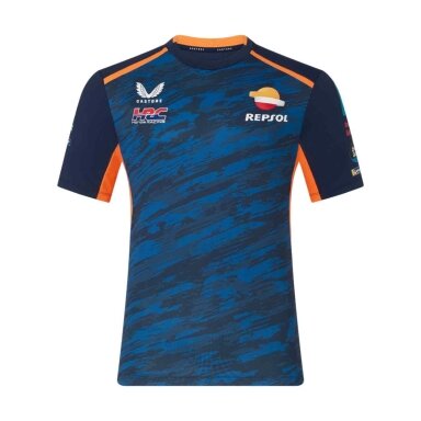 HONDA Castore Team Repsol mėlyna marškinėliai vyrams HON24_TSH_TEA