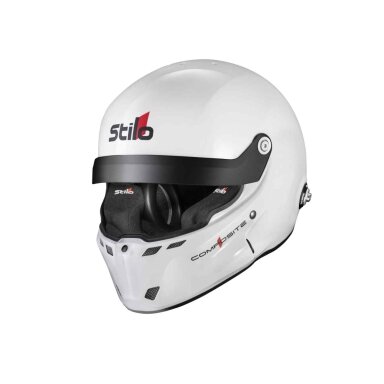 STILO ST6 R WL RALLY FIA 8859 2024 SA2020 Hans Composite balta pilno veido šalmas