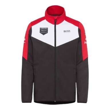 Juodas PORSCHE Formula E softshell vyriškas