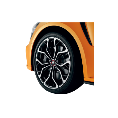 Juodas ratlankio dangtelis su raudonu apvadu MEGANE IV