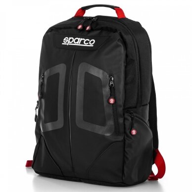 Juodas ir raudonas SPARCO Stage kuprinė Juodas ir raudonas SPARCO Stage kuprinė