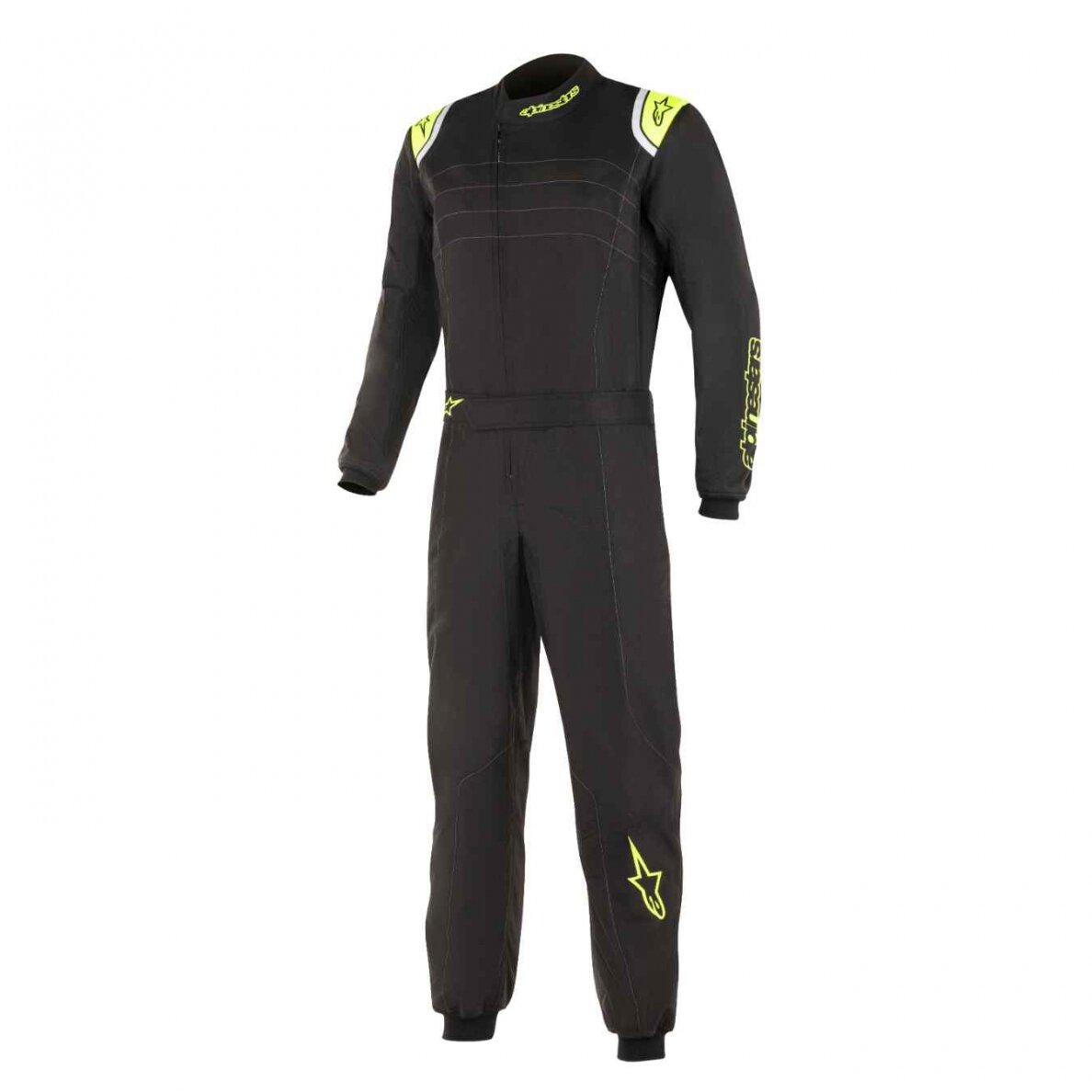 Kartingo kostiumas ALPINESTARS KMX 9 V3 FIA 8877 2022 juoda geltona