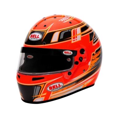 „Karting Integral Bell KC7 CMR“ čempionas CMR 2016 Antracito oranžinis čempionas