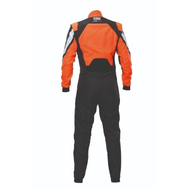 OMP KS 3X FIA 8877 2022 Juodas oranžinis kartingo kostiumas OMP KS 3X FIA 8877 2022 Juodas oranžinis kartingo kostiumas