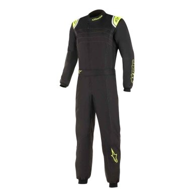 Kartingo kostiumas ALPINESTARS KMX 9 V3 FIA 8877 2022 juoda geltona