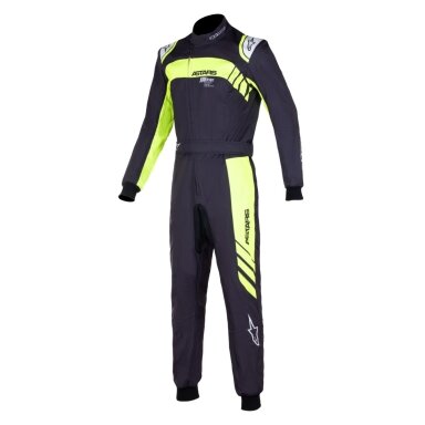 ALPINESTARS KMX 9 V3 GRAPHIC 3 FIA 8877 2022 Juoda geltona kartingo apranga