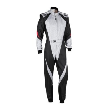 OMP KS 3X FIA 8877 2022 Sidabrinė juoda vaikų kartingo apranga OMP KS 3X FIA 8877 2022 Sidabrinė juoda vaikų kartingo apranga