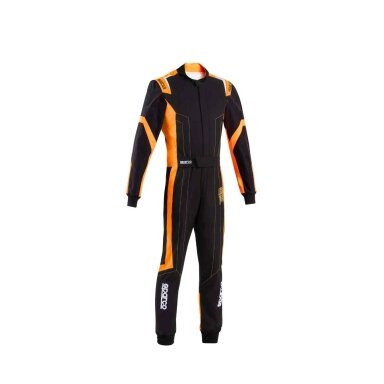 Kartingo vaikų „Sparco Thunder Advanced Fia 8877 2022“ oranžinis juodas oranžinis derinys Kartingo vaikų „Sparco Thunder Advanced Fia 8877 2022“ oranžinis juodas oranžinis derinys