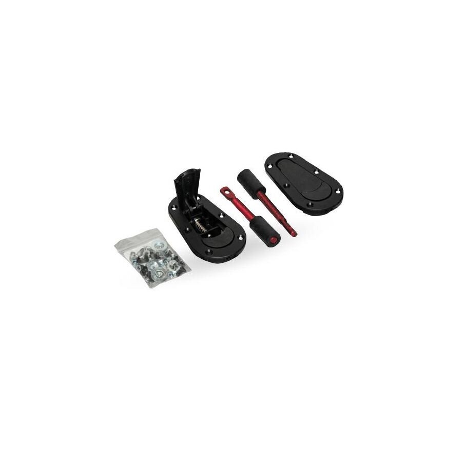 Kapoto užraktai ileidžiami AEROCATCH Plus Flush juoda Kapoto užraktai ileidžiami AEROCATCH Plus Flush juoda