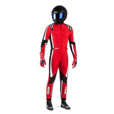 Kombinuotas kartingo „Sparco Curb Advanced FIA 8877 2022“ raudona juoda spalva Kombinuotas kartingo „Sparco Curb Advanced FIA 8877 2022“ raudona juoda spalva