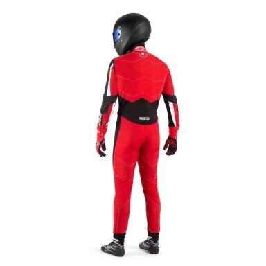 Kombinuotas kartingo „Sparco Curb Advanced FIA 8877 2022“ raudona juoda spalva Kombinuotas kartingo „Sparco Curb Advanced FIA 8877 2022“ raudona juoda spalva