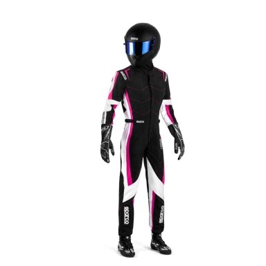 SPARCO KERB ADVANCED LADY FIA 8877 2022 Juoda rožinė kartingo apranga SPARCO KERB ADVANCED LADY FIA 8877 2022 Juoda rožinė kartingo apranga