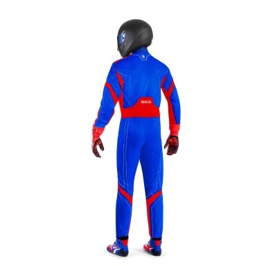 Kombinuotas kartingo „Sparco Thunder Advanced Fia 8877 2022“ mėlyna raudona spalva