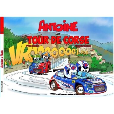 BD Antoine le Pilote au Tour de Corse vaikams