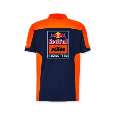 KTM Red Bull Team Replica mėlyni polo marškinėliai vyrams 3 KTM Red Bull Team Replica mėlyni polo marškinėliai vyrams 3