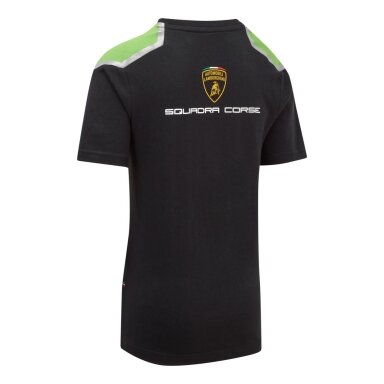 LAMBORGHINI komandos 2021 m. juoda marškinėliai vaikams