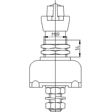 Lucas F1 2-polių mechaninis jungiklis
