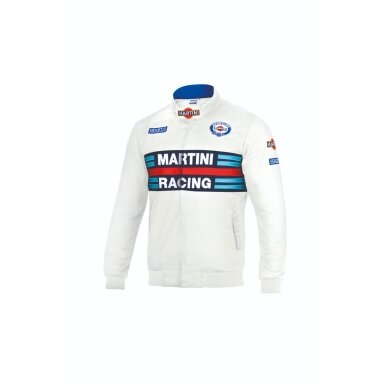 MARTINI RACING balta striukė bomber vyrams