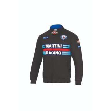 MARTINI RACING juoda vyriška striukė