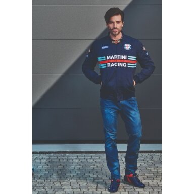 MARTINI RACING mėlyna bomber striukė vyrams