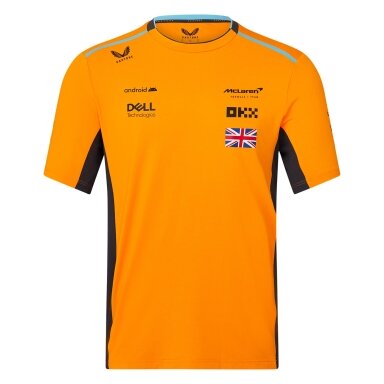 MCLAREN Castore Lando Norris Replica oranžinis marškinėlis vyrams