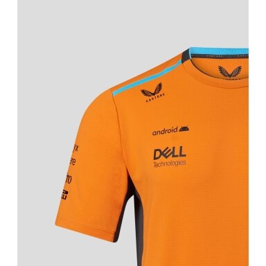MCLAREN Castore Oscar Piastri Replica oranžinis marškinėlis vyrams