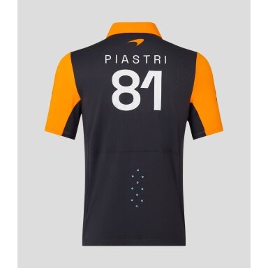 MCLAREN Castore Replica Oscar Piastri oranžinis polo marškinėlis vyrams