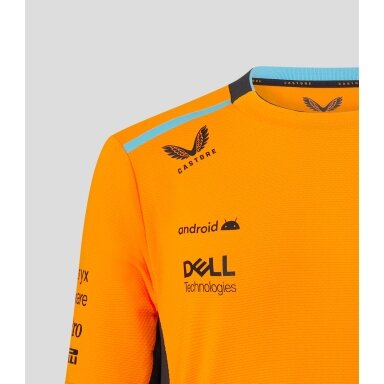 MCLAREN Castore Team Replica oranžinis marškinėlis vaikams