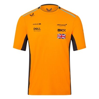 MCLAREN Castore Team Replica oranžinis marškinėlis vyrams