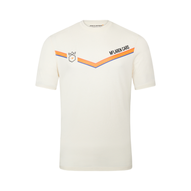 MCLAREN Monaco Triple Crown Beige marškinėliai vyrams
