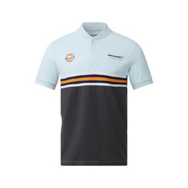 MCLAREN Gulf Blue polo marškinėliai vyrams