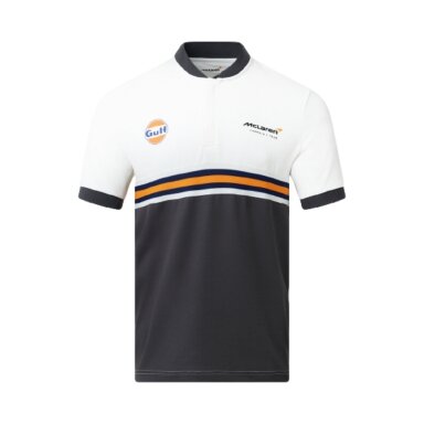 Balta MCLAREN Gulf polo marškinėliai vyrams