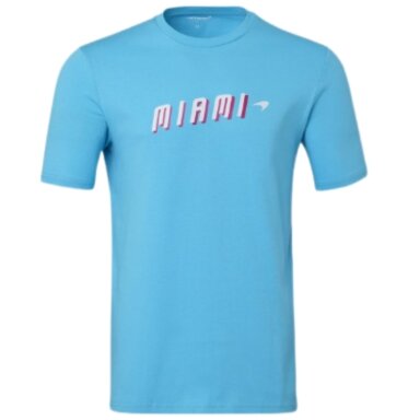 MCLAREN MIAMI NEON LOGO mėlyna marškinėliai vyrams