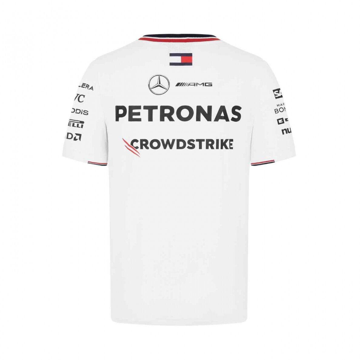 MERCEDES AMG vairuotojo balta marškinėliai vyrams MGP24_TSH_DRB MGP24_TSH_DRB 1